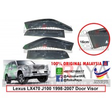 Lexus LX470 J100 (1st Gen) 1998-2007 AG Door Visor Air Press Wind Deflector (Extra Big 16cm Width)
